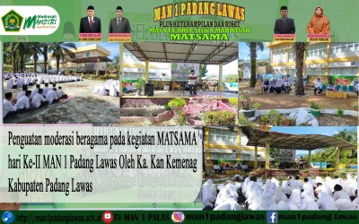 Penguatan Moderasi Beragam Pada Kegiatan MATSAMA